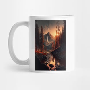 Beautiful autumn landscape Mug